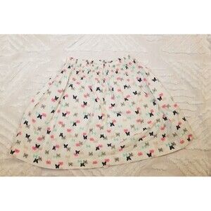 Carter's Girls' Colorful Butterfly Print White Cotton Skirt Size 6
